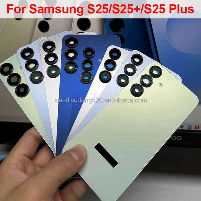 Phone Parts S25+ Rear Door Case Glass with Camera Lens S25 Plus Housing Original S25 Battery Back Cover for Samsung Galaxy G936