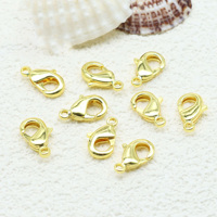 Nouveau 10mm 12mm 15mm 19mm 23mm grand fermoir 14k or 18k cuivre fermoir homard pour collier Bracelet bijoux accessoires