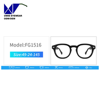 Monture de prescription ovale en acétate sur mesure OEM, taille 49-24-145, vision haute définition pour adultes unisexes, usine d'optique