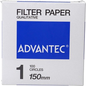 Papier filtre qualitatif Advantec 110 mm N° 1 100 cercles - Product Image 3