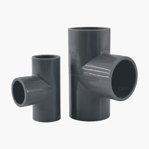 Coude en <span class=keywords><strong>PVC</strong></span> connecteur en T à angle droit à 90 degrés raccords de tuyauterie d'eau directe à haute <span class=keywords><strong>pression</strong></span> tuyau d'alimentation en eau UPVC industriel - Product Image 1