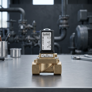 Vanne solénoïde Burkert 00134317 G1/2 24V DC 2-16Bar Fabriquée en Allemagne - Product Image 2