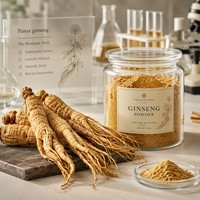 Extrait de ginseng Panax naturel en poudre, 80% de ginsénosides, qualité alimentaire, emballé sous vide