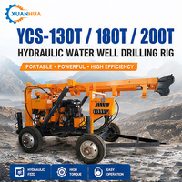 Machine de forage de puits d'eau portable YCS200T, petite, rotative, diesel et électrique, à vendre à bas prix