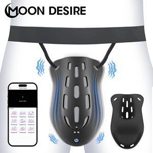 Masturbatore Elettrico Indossabile Moon Desire a Forma di Borsa, 9 Modalità di Vibrazione, Controllo Remoto tramite APP, Utilizzabile nella Vasca, Giocattolo Sessuale Maschile - Product Image 2