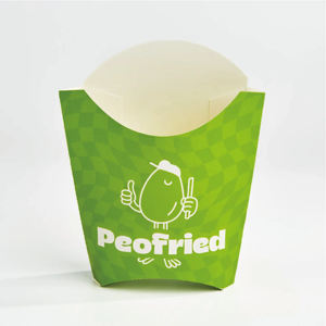 Caja de embalaje para papas fritas para llevar, tipo Bruselas McDonald's, para pollo y papas fritas, con diseño de plátano, caja de cartón de marca para papas fritas - Product Image 2