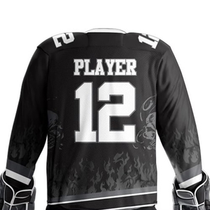 Servicio OEM Personalizado, Jersey de Hockey Ecológico de Secado Rápido, Sin Costuras, Elástico en Cuatro Direcciones, con Transferencia de Calor, 100% Poliéster Tejido - Product Image 5