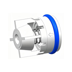 <span class=keywords><strong>Clapet</strong></span> <span class=keywords><strong>anti</strong></span>-<span class=keywords><strong>retour</strong></span> en plastique blanc pour compteur d'eau manuel 40mm - Product Image 3