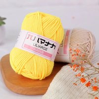 Kit crochet de bricolage matériel fil écharpe chapeau pull sac fil de coton peigné 25g crochet tissé à la main 4 plis lait 100% fil de coton