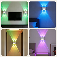 Éclairage intelligent pour la maison, lumière murale rechargeable RGB ambiante, détecteur de mouvement, lampe magnétique pour chambre à coucher, salon, écologique