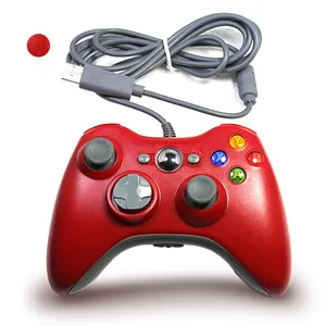 Xboxx 360 ตัวควบคุมเกมแบบมีสายมอเตอร์คู่การสั่นสะเทือนคอมพิวเตอร์พีซี/p3/Android xboxx ตัวควบคุมเกมอาร์เคดที่ใช้ร่วมกันหนึ่งเดียว