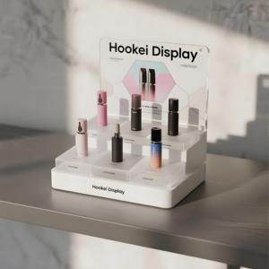 Hookei acrílico encimera probador maquillaje pantalla acrílico cosmético soporte de exhibición - Product Image 1