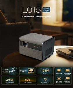 Proyector Digital de Cine 3D para Exteriores con Certificación Oficial de Netflix, Wifi, Videojuegos, Beamer Full HD 1080P 4K de Alto Lumen - Product Image 2