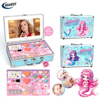 Trousse de Maquillage Tout-en-un 2026 pour Enfants : Valise Cosmétique Lavable, Kit de Maquillage Réel pour Filles