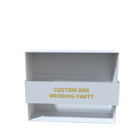 Boîte de calendrier de l'avent de luxe personnalisée pour mariage, boîte cadeau 7 jours pour fête prénuptiale, boîte de calendrier de l'avent pour vin