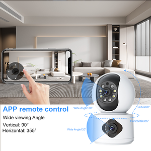Cámara de Seguridad Inteligente Tuya para Interiores, 6MP, Doble Lente, PTZ, Inalámbrica, con Audio Bidireccional, Wifi, para Bebés - Product Image 6