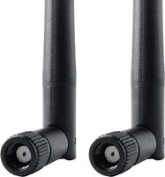 Antenne Wi-Fi omnidirectionnelle 2,4 GHz 4,05 dBi en caoutchouc, petite antenne bâton pour routeur sans fil extérieur