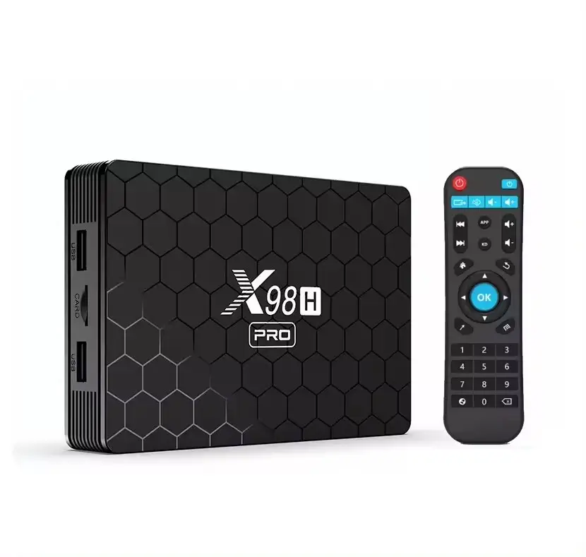 Android 12.0 Tv Box Allwinner H618 Dual Band WIFI6 X98H PRO Smart Tv Box 2GB 16GB 4GB 32GB Set Top Box