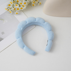 फ्रेंगीपाणी बुलबुला कपड़े स्पंज फेस वॉश वाटरप्रूफ हेयर बैंड बालों वाली महिलाओं के लिए सेट - Product Image 5