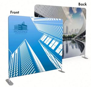 Fondo de tela tensada personalizado para fotomatón con funda de almohada, impresión a doble cara, para ferias comerciales - Product Image 1