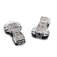 Connecteur de câblage rapide T2 à 2 broches en cuivre 10A 300V sans dénudage, prise terminale électrique automobile