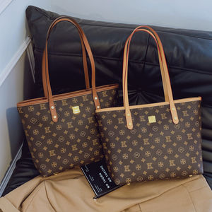 Sac fourre-tout portable antivol en PU de grande capacité et tendance. Sac à main de créateur à motifs géométriques pour l'été et l'automne - Product Image 6