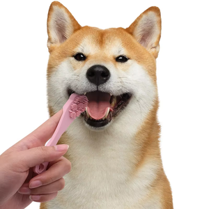 Silicone Dog and <strong>Cat</strong> Toothbrush Finger Cot Food Grade Oral <strong>Cleaning</strong> Tool for Pets Grooming Small Dog Toothbrush - Product Image 4