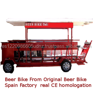 Vélo de fête Beerbike de haute qualité, vélo de pub, vélo de groupe pour excursions à la bière, vélo électrique de tourisme, chariot à bière à pédales, provenant d'Espagne - Product Image 4