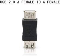 Adaptateur haute vitesse USB 2.0 Type A femelle vers connecteur F/F femelle