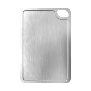 Stainless Steel Cutting Board 304 316 Dual Antibacterial Grooved Rectangle Kitchen Chopping Block Dishwasher Safe - Product Image 5