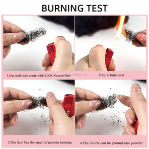 Extensions de Cheveux ANNA 100% Naturels Type <span class=keywords><strong>Afro</strong></span> Kinky, Longueur 12-16 Pouces, Extensions de Tresses Rasta Personnalisées pour <span class=keywords><strong>Coiffure</strong></span> Naturelle - Product Image 5