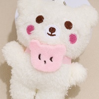 Boneka Beruang Kartun Lucu Tas Ransel Gantungan Ponsel Hadiah Pesta Dekorasi Boneka Kecil Usia 5-7 Tahun Bahan Katun PP