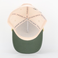 Topi bisbol Snap Back dapat diatur pabrik penjualan terbaik dua warna kustom bordir Patch Visor modis tali logam kasual