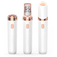 Mini Épilateur Indolore 3-en-1 USB Portable pour Femme, Rasoir Électrique Rechargeable pour le Visage et le Corps