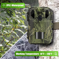 Caméra de surveillance de la faune BSTCAM Mini Point Connection & WiFi, contrôle par application, 4K 48MP, grand angle, facile à dissimuler, étanche IP65