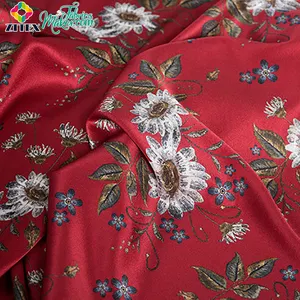 Beautiful China supplier embroidered silk fabric