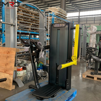 Máquina de Gimnasio Comercial para Glúteos con Respaldo Ajustable, Equipo de Entrenamiento de Fuerza con Pesas