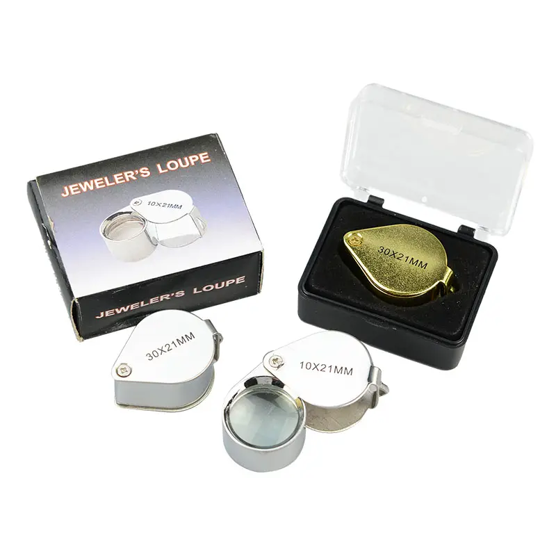 MG55366 10x Mini Size Magnifier Single Eye Gem Jewelry Diamond Loupe