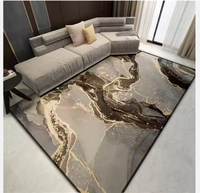 Koreanische minimalist ische Linie Muster Gold Teppich Home Dicker moderner Bereich Bodenfliesen Teppich Teppiche für Wohnzimmer Schlafzimmer