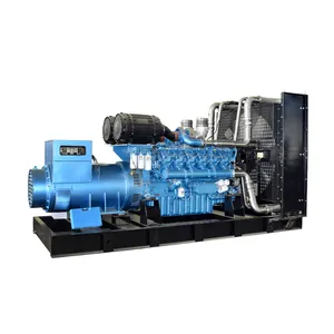 High efficiency 800kw 1000kva 10 mw industrial diesel generator with long warranty