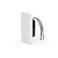ComiLED Interrupteur à intensité variable super fin (à bascule silencieux) Max 300W LED/CFL 600W Incandescent unipolaire ou 3 voies Homologué ETL