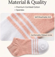 Chaussettes courtes d'été unies pour enfants, chaussettes respirantes à coupe basse pour filles