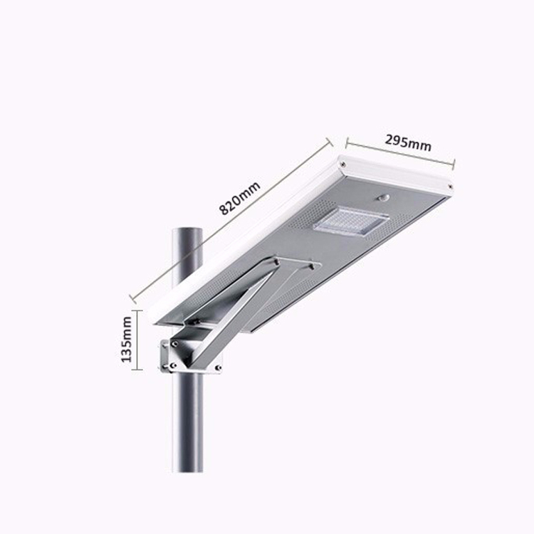 Panel solar con batería integrada luz LED 60W todo en una luz de calle solar jardín luz con sensor de movimiento cámara