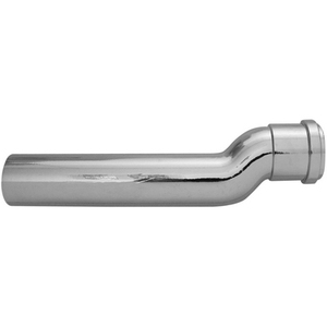 Tête de direction excentrée allongée 24 cm chromée pour pièces de scooter - Product Image 1