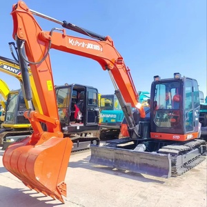 Miniexcavadora Japonesa Usada Original de 8 Toneladas KX185-3, Máquina de Cadenas - Product Image 1