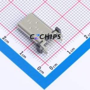 HC-TYPE-C-16P-VS15-5A-F2.9-25 USB Connector Through hole Component (THT) Connector Type-C Female Through Hole 16P - Product Image 2