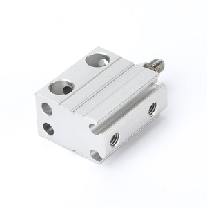 กระบอกลมขนาดเล็ก Airtac รุ่น MU12 MU20 MU16 10 15 20 25 30 40 SB แบบลมนิวแมติก MSU ติดตั้งแบบ Through Hole - Product Image 1