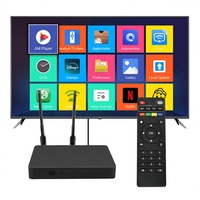 Boîtier TV intelligent Canzone 2025 4 Go/32 Go Quad-core ARM Cortex-A55 RK3568 Android 11 4K Wi-Fi double bande sans abonnement