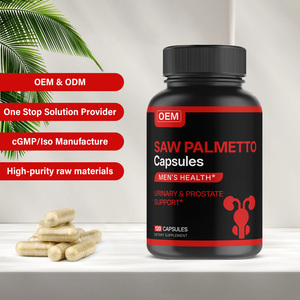 Oem Saw Palmetto Viên nang bổ sung với stinging cây tầm ma và hạt bí ngô chiết xuất cho Mens sức khỏe - Product Image 2