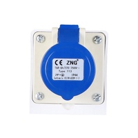 Prise industrielle murale IP44 3 broches 220V 16A ZNG-113